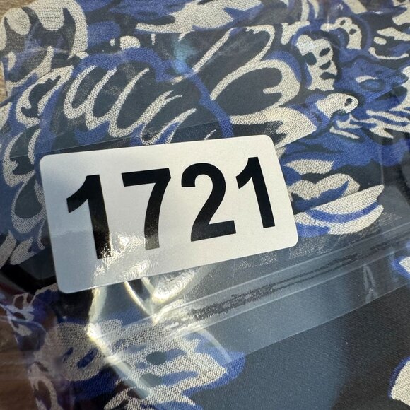 Inc‎ Babydoll Y2K Dress Womens Size 6P Silk Empire Waist Floral Blue Soft Girl - Picture 8 of 8